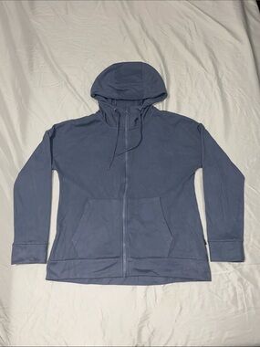 Mondetta Blue Zip-Up Hoodie Sweater